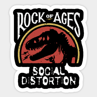 social rock of ages Sticker